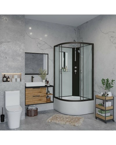 Душевая кабина Niagara Classic 80х80 NG-6707-14BKT без гидромассажа