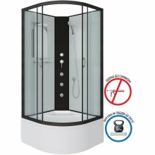 Душевая кабина Niagara Classic 90х90 NG-6708-14BKG с гидромассажем