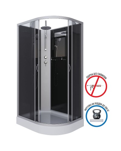 Душевая кабина Niagara Classic 120х80 L NG-3512-14LBKT без гидромассажа