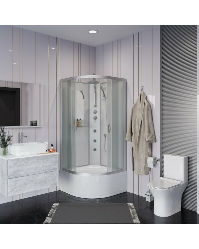 Душевая кабина Niagara Classic 80x80 NG-2307-14BKTG с гидромассажем