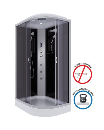 Душевая кабина Niagara Classic 120х80 L NG-3512-14LF с гидромассажем