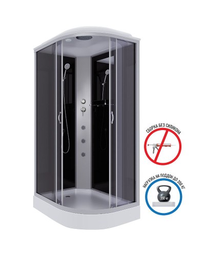 Душевая кабина Niagara Classic 120х80 L NG-3512-14LG с гидромассажем