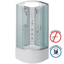 Душевая кабина Niagara Classic 90x90 NG-2308-14BKG с гидромассажем