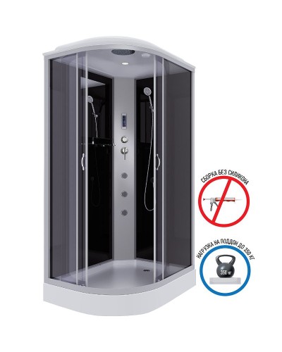 Душевая кабина Niagara Classic 120х80 R NG-3512-14RF с гидромассажем