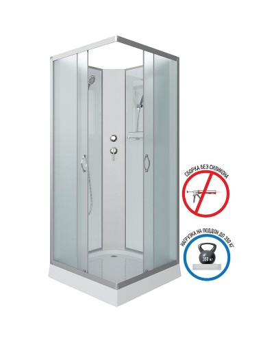 Душевая кабина Niagara Classic 90х90 NG-1101-14BK без гидромассажа