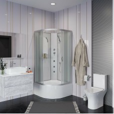 Душевая кабина Niagara Classic 100x100 NG-2309-14BKG с гидромассажем