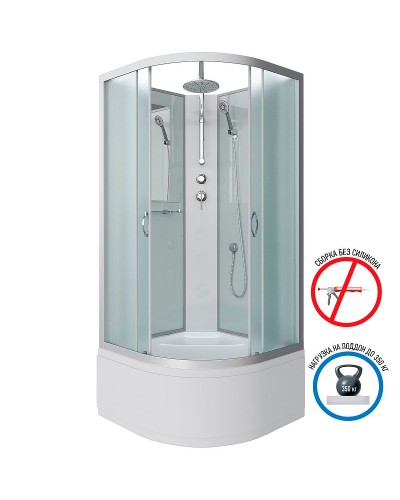 Душевая кабина Niagara Classic 100x100 NG-2309-14BKT без гидромассажа