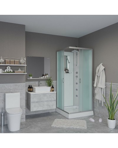 Душевая кабина Niagara Classic 90х90 NG-1101-14BKTG с гидромассажем