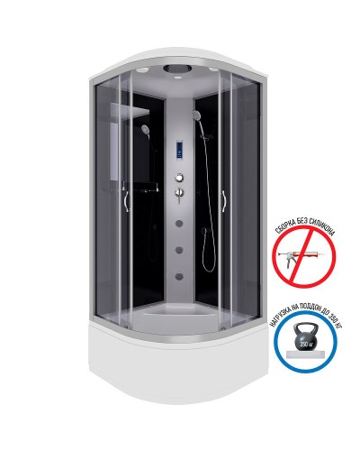 Душевая кабина Niagara Classic 80x80 NG-2507-14F с гидромассажем