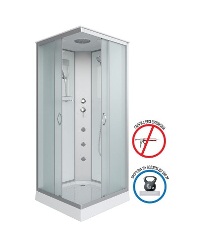 Душевая кабина Niagara Classic 90х90 NG-1101-14G с гидромассажем