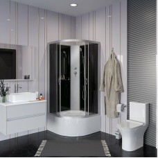 Душевая кабина Niagara Classic 100x100 NG-2509-14BK без гидромассажа