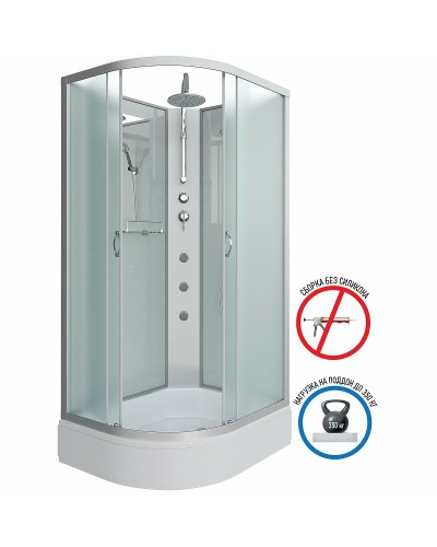 Душевая кабина Niagara Classic 90х70 R NG-33974-14RBKTG с гидромассажем