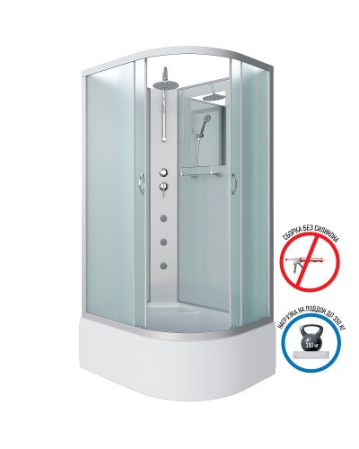 Душевая кабина Niagara Classic 120x80 L NG-2310-14LBKTG с гидромассажем