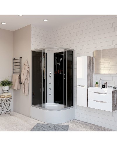 Душевая кабина Niagara Classic 120x80 L NG-2510-14LBKG с гидромассажем