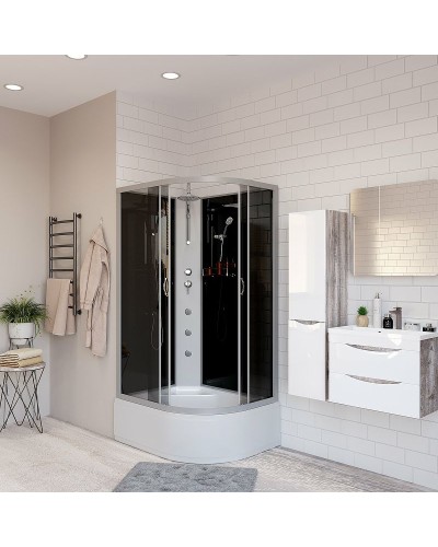 Душевая кабина Niagara Classic 120x80 L NG-2510-14LBKTG с гидромассажем