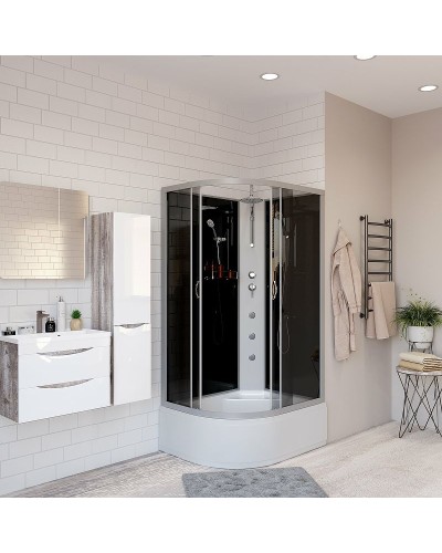 Душевая кабина Niagara Classic 120x80 R NG-2510-14RBKTG с гидромассажем