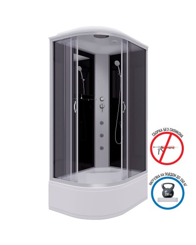 Душевая кабина Niagara Classic 120x80 R NG-2510-14RG с гидромассажем