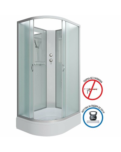 Душевая кабина Niagara Classic 90х80 R NG-33984-14RBK без гидромассажа