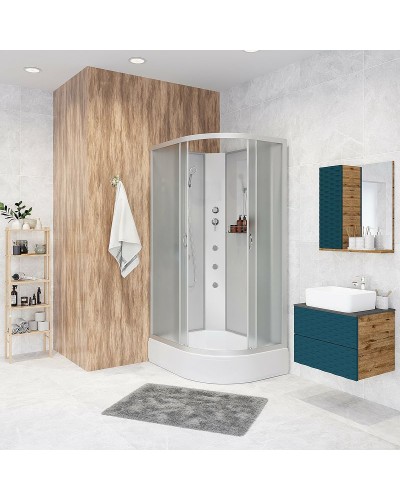 Душевая кабина Niagara Classic 100х80 L NG-33084-14LBKG с гидромассажем