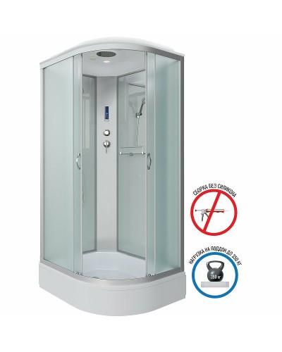 Душевая кабина Niagara Classic 100х80 L NG-33084-14LP без гидромассажа