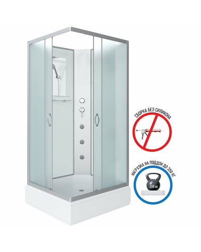 Душевая кабина Niagara Classic 90х80 NG-33984-14QBKG с гидромассажем