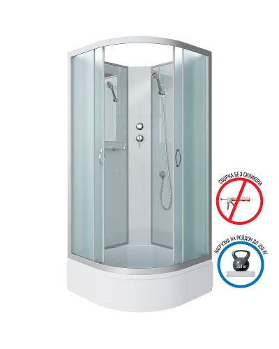 Душевая кабина Niagara Classic 100x100 NG-3302-14BK без гидромассажа