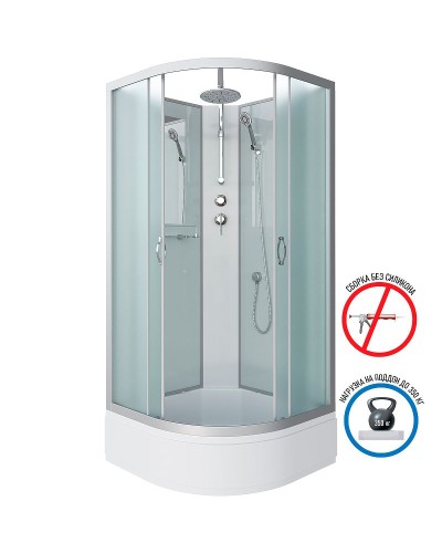 Душевая кабина Niagara Classic 100x100 NG-3302-14BKT без гидромассажа