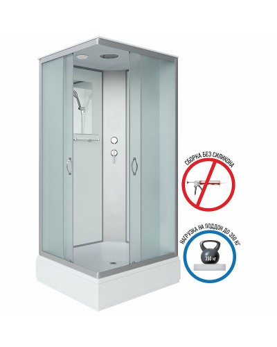 Душевая кабина Niagara Classic 100х80 NG-33084-14Q без гидромассажа