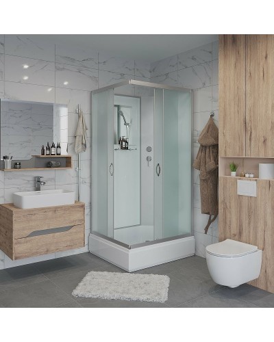 Душевая кабина Niagara Classic 100х80 NG-33084-14QBK без гидромассажа