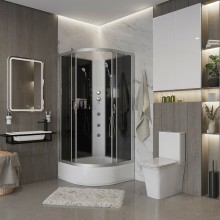 Душевая кабина Niagara Classic 90x90 NG-3501-14BKG с гидромассажем