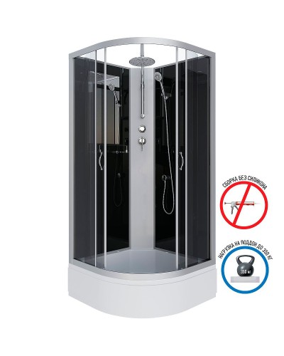 Душевая кабина Niagara Classic 90x90 NG-3501-14BKT без гидромассажа