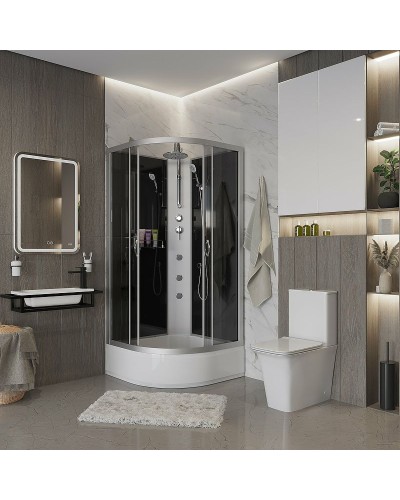 Душевая кабина Niagara Classic 80x80 NG-3503-14BKTG с гидромассажем