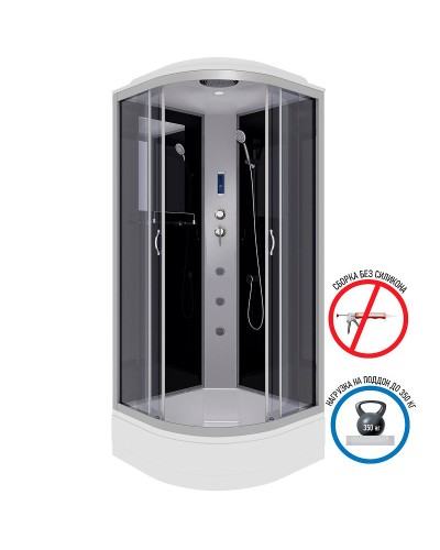 Душевая кабина Niagara Classic 80x80 NG-3503-14F с гидромассажем