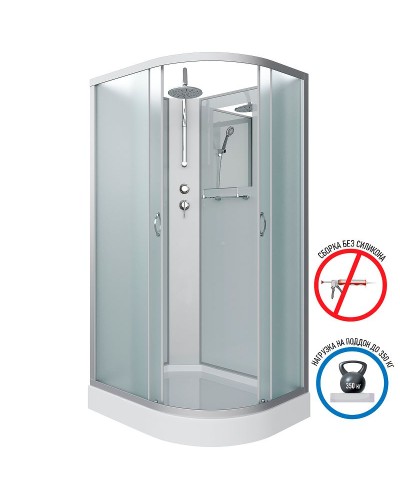 Душевая кабина Niagara Classic 120x80 L NG-3312-14LBKT без гидромассажа