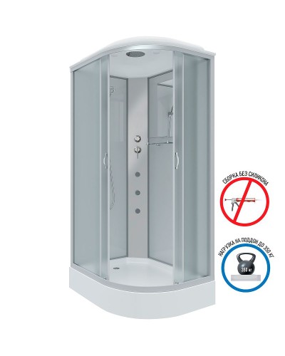 Душевая кабина Niagara Classic 120x80 L NG-3312-14LG с гидромассажем