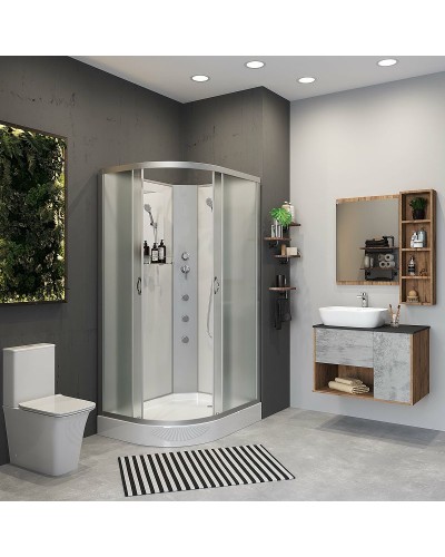 Душевая кабина Niagara Classic 120x80 R NG-3312-14RBKG с гидромассажем