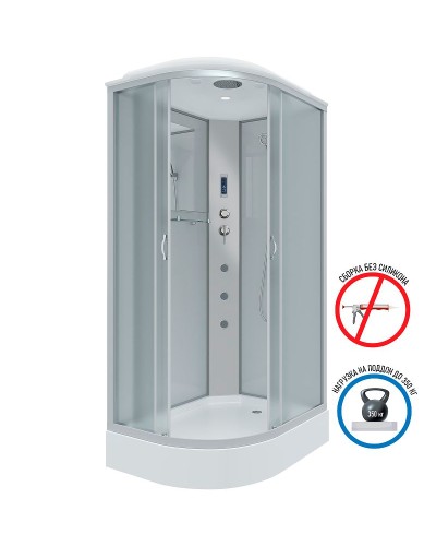 Душевая кабина Niagara Classic 120x80 R NG-3312-14RF с гидромассажем