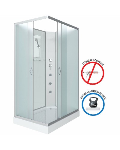 Душевая кабина Niagara Classic 90х70 NG-43975-14QBKG с гидромассажем