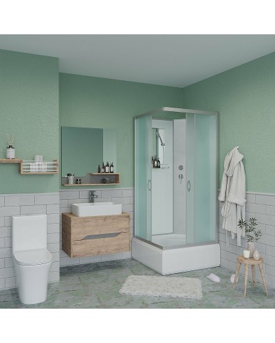 Душевая кабина Niagara Classic 90x90 NG-1108-14BK без гидромассажа