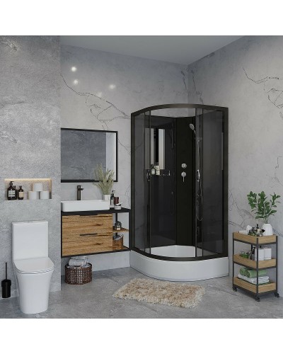 Душевая кабина Niagara Classic 90x90 NG-6501-14BK без гидромассажа