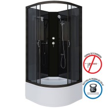 Душевая кабина Niagara Classic 90x90 NG-6508-14BK без гидромассажа