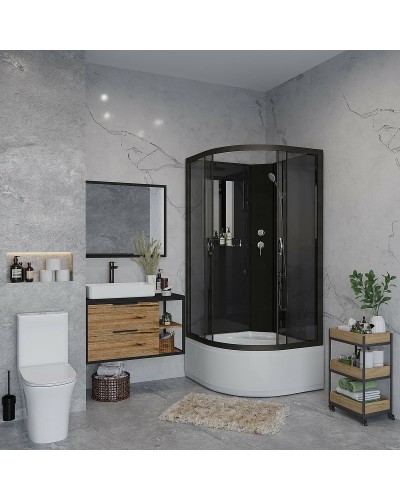 Душевая кабина Niagara Classic 90x90 NG-6508-14BK без гидромассажа