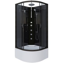 Душевая кабина Niagara Classic 90x90 6508-14BKTG с гидромассажем