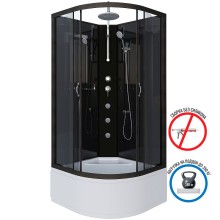 Душевая кабина Niagara Classic 90x90 6508-14BKTG с гидромассажем