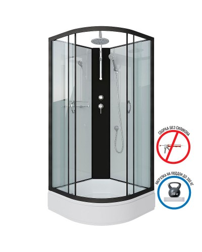 Душевая кабина Niagara Classic 90x90 NG-6701-14BKT без гидромассажа