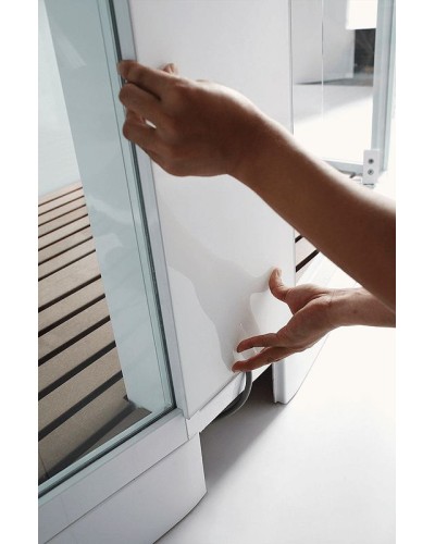 Душевая кабина Orans SR-89105 LS Black 120x90 L 89105LB с баней с гидромассажем