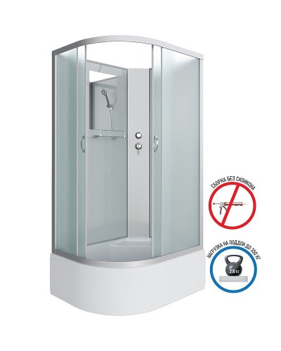 Душевая кабина Niagara Classic 120x80 NG-2310-14RBK без гидромассажа