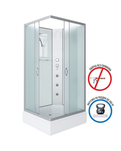 Душевая кабина Niagara Classic 90x70 NG-33974-14QBKG с гидромассажем