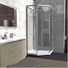 Душевая кабина 100х100х215 см IDO Showerama 10-5 Comfort 558.208.316 прозрачное