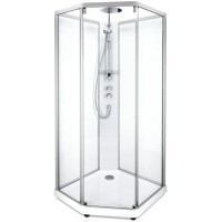 Душевая кабина 90х90х215 см IDO Showerama 10-5 Comfort 558.202.302 прозрачное